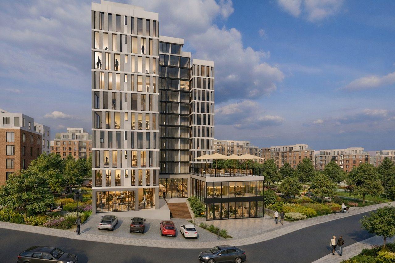 Moonstone Residence gündüz cephe render’ı